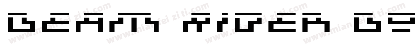 Beam Rider Bold Laser字体转换
